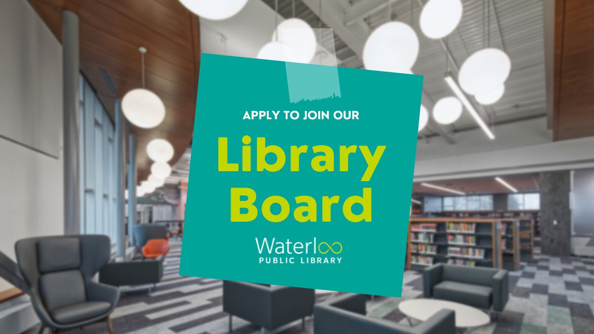 Apply to be part of our Library Board